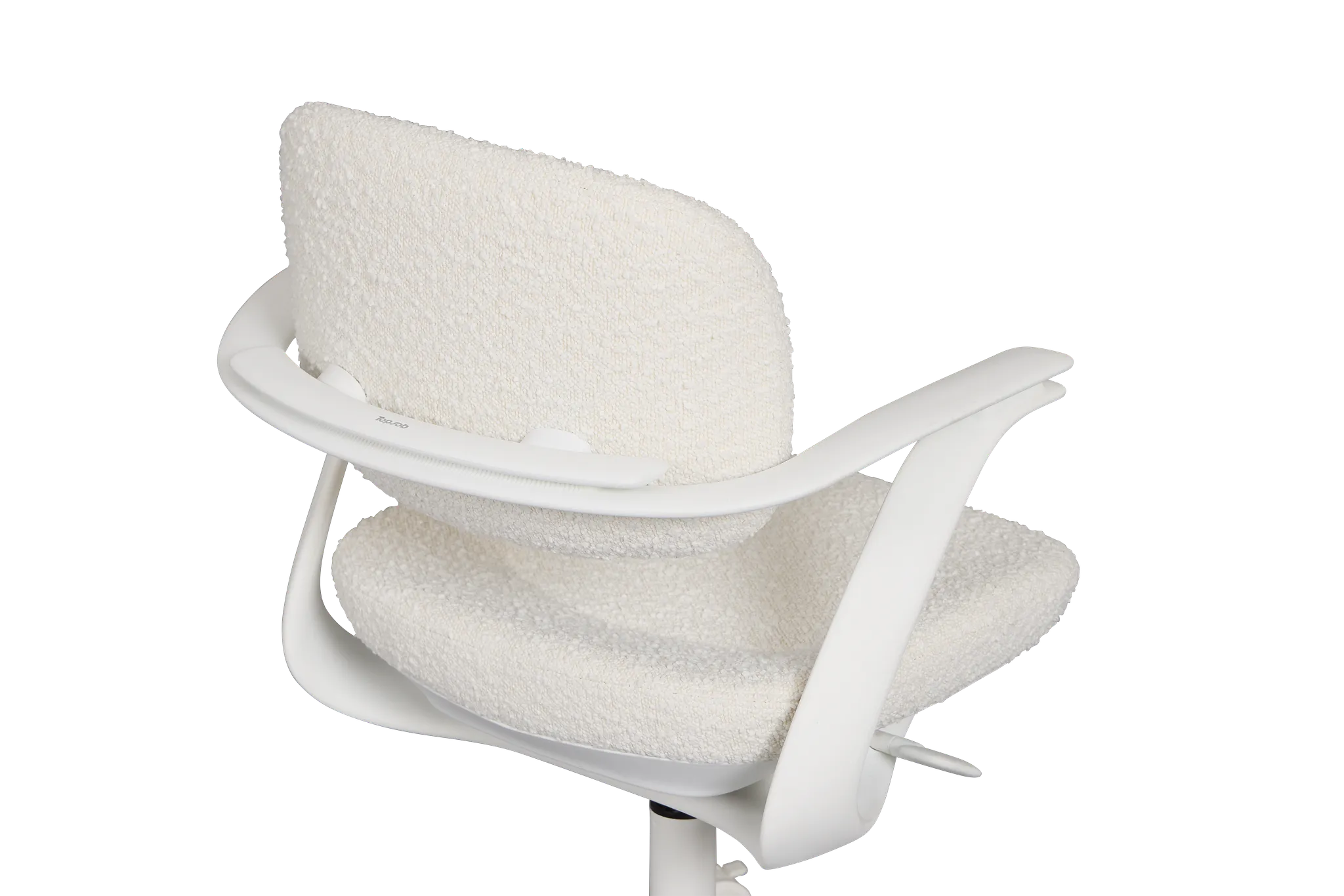 Belle Ivory Upholstered Desk Chair