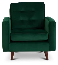 Joya Green Velvet Chair