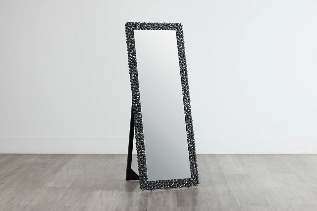 Aiden Dark Gray Floor Mirror