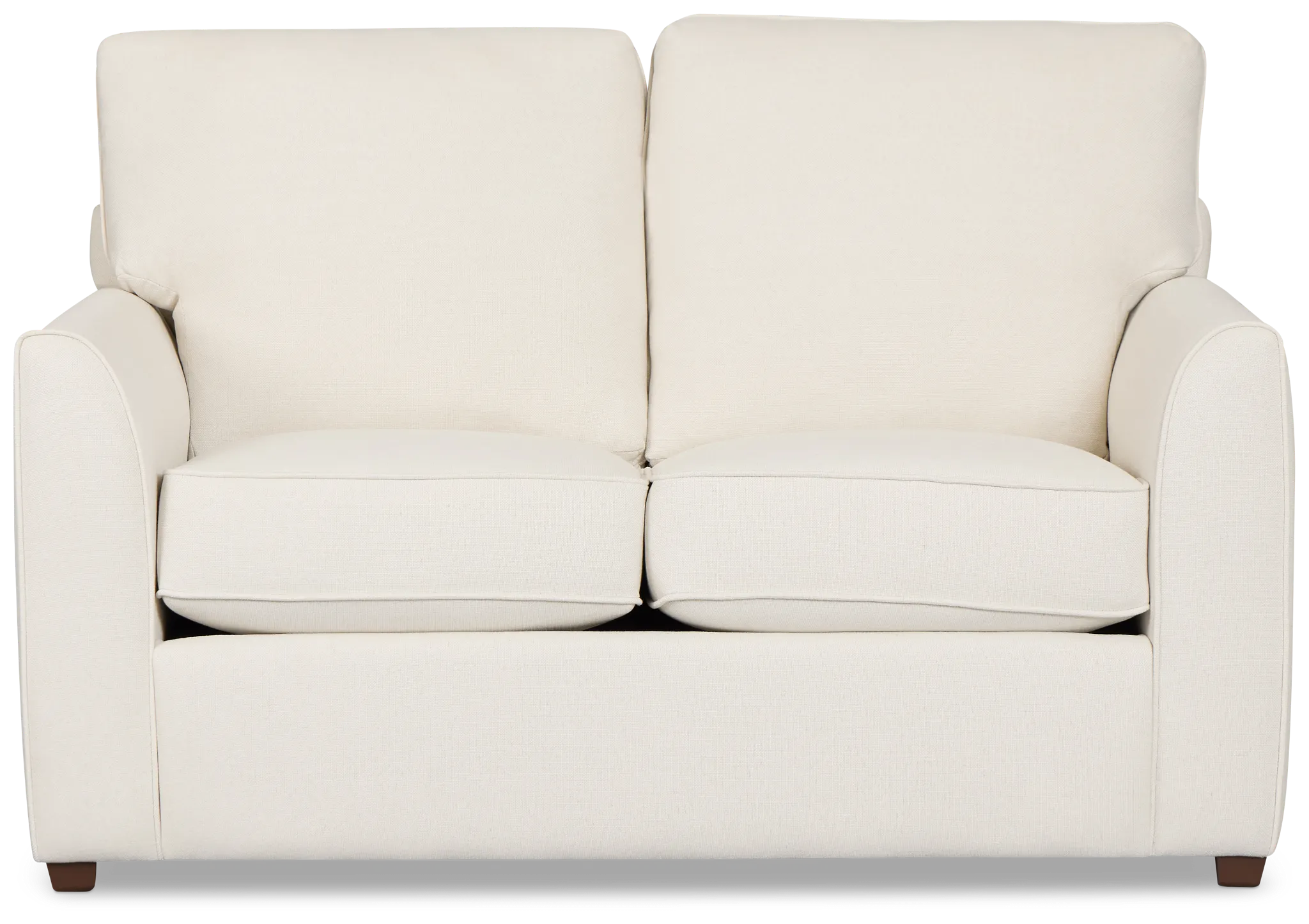 Tate Light Beige Fabric Loveseat