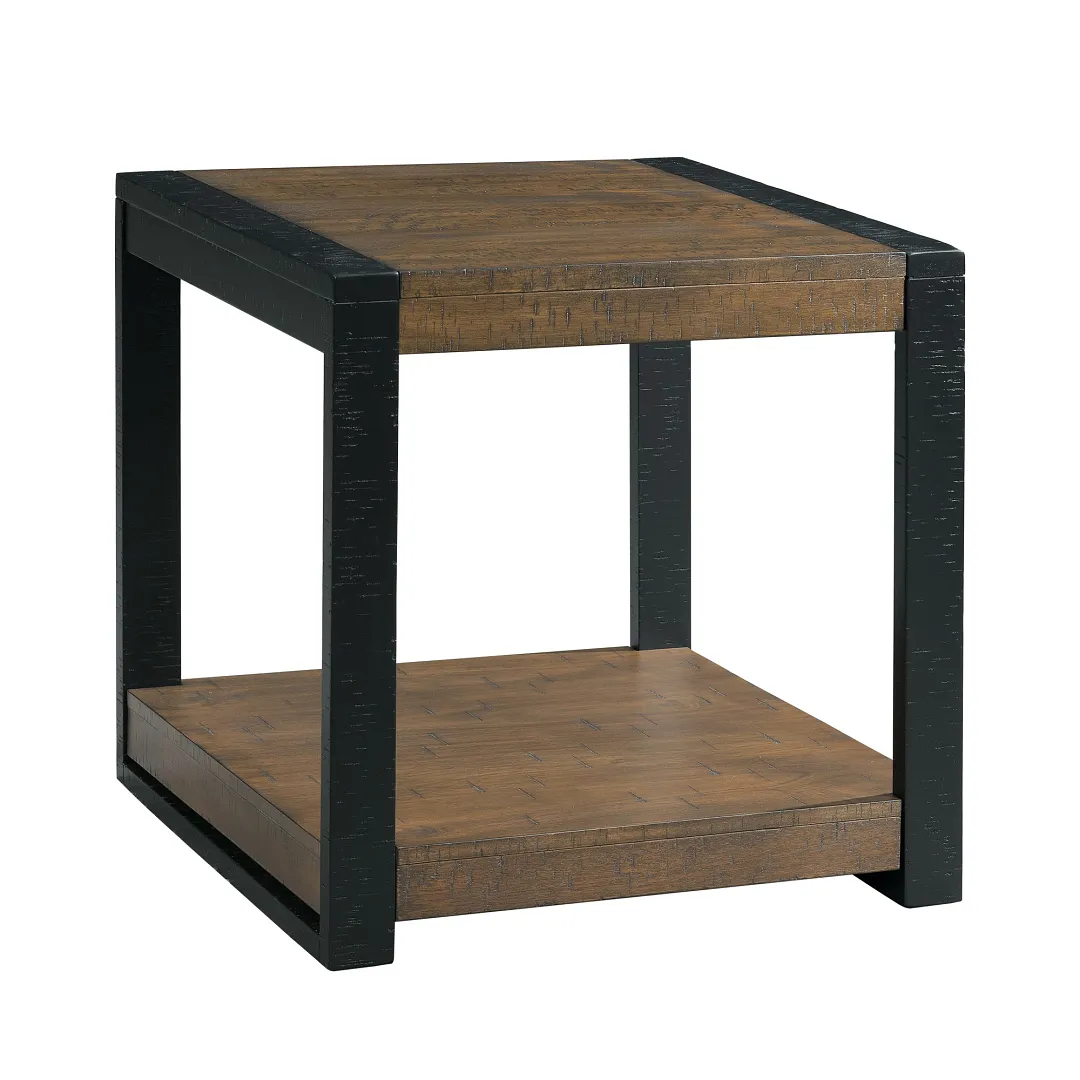 Hanan Mid Tone Square End Table