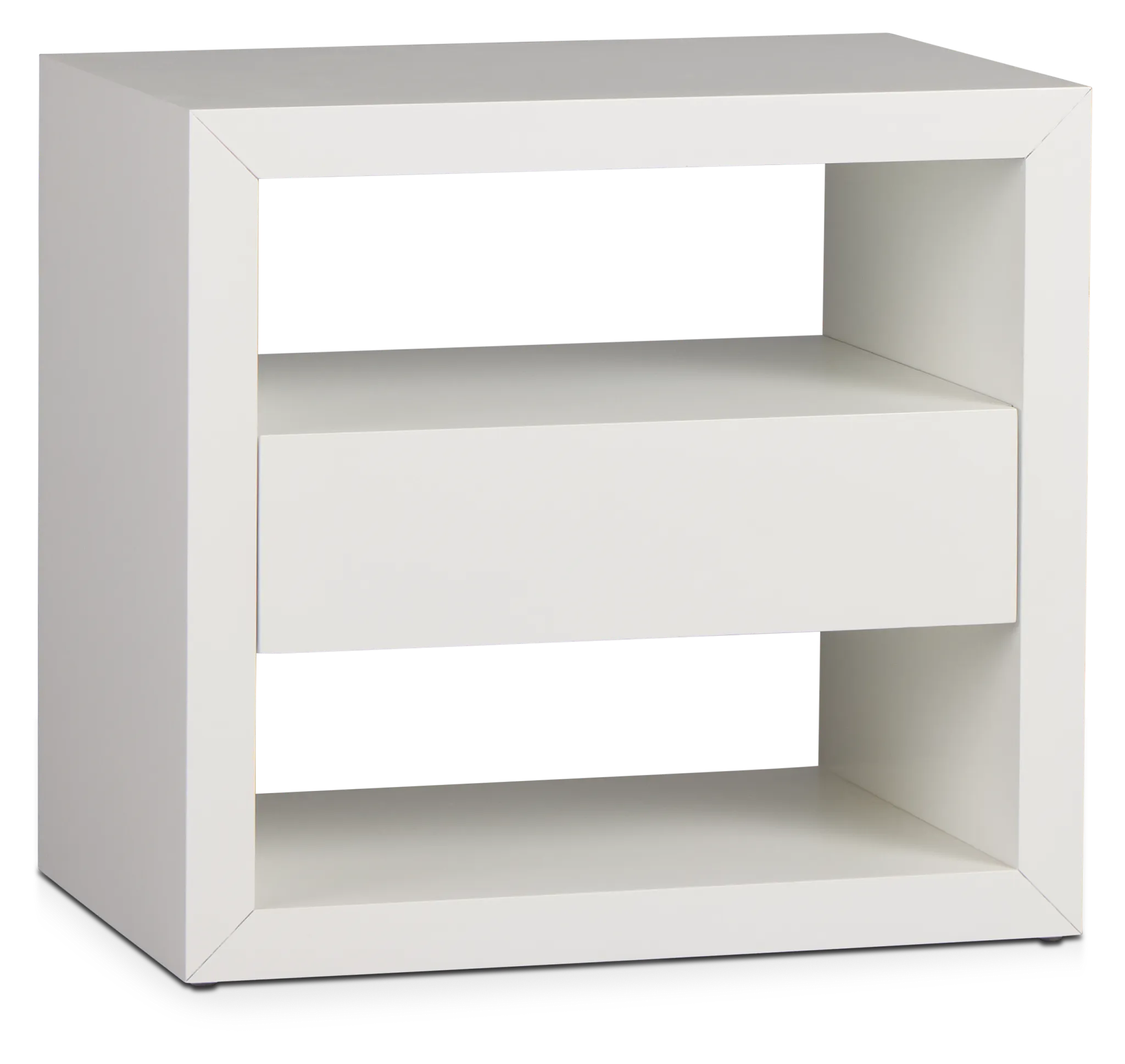 Nantucket White Open Nightstand