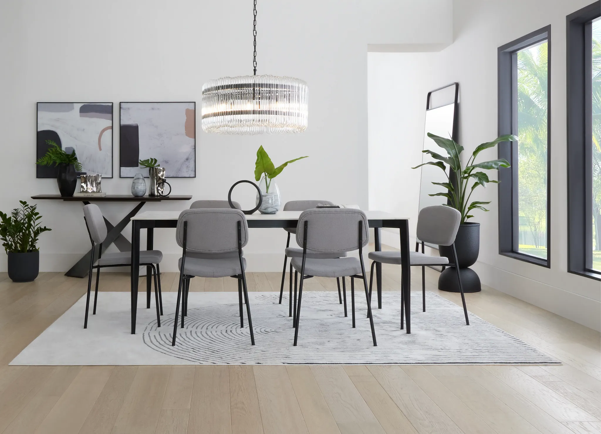 Andover Gray Upholstered Side Chair