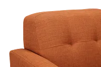 Raya Orange Fabric Chair