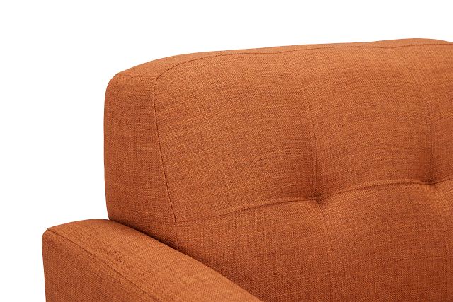 Raya Orange Fabric Chair