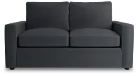 Siesta Peyton Dark Blue Fabric Loveseat