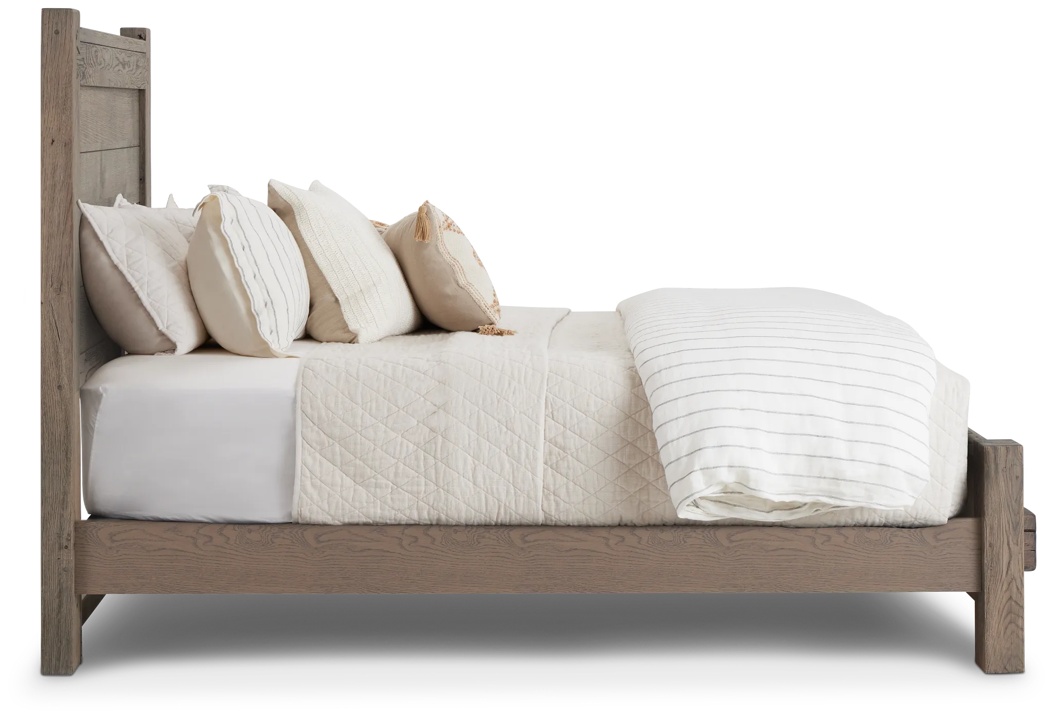 Salt Lake Gray Platform Bed