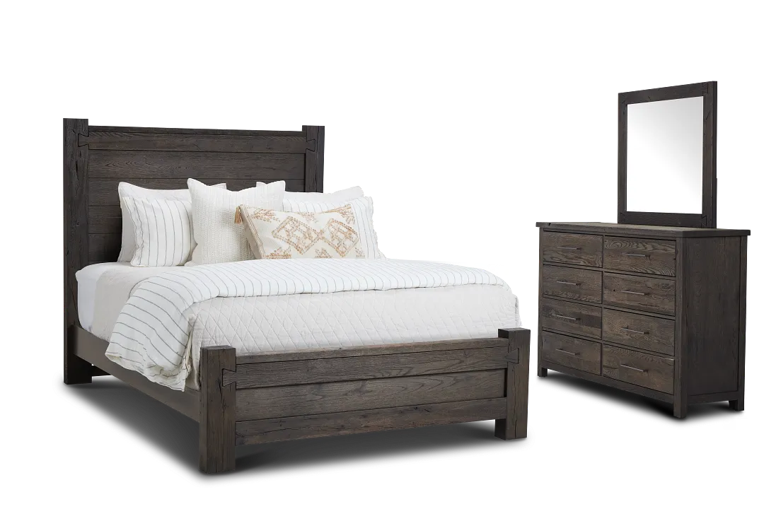 Salt Lake Dark Tone Poster Bedroom