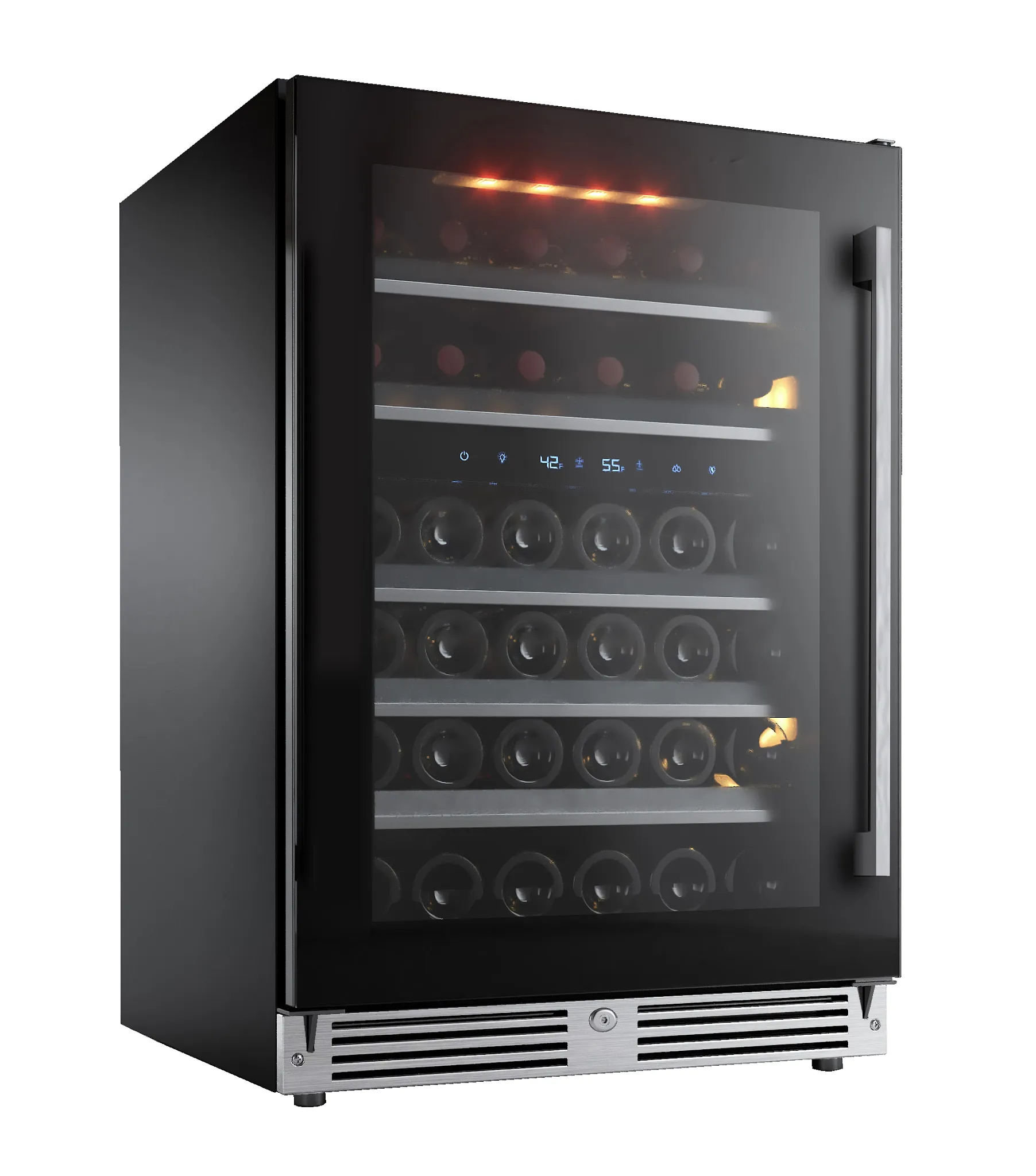 Xo Appliance 24 Series Wine Cooler Black Lt Hinge Specialty Refrigerator