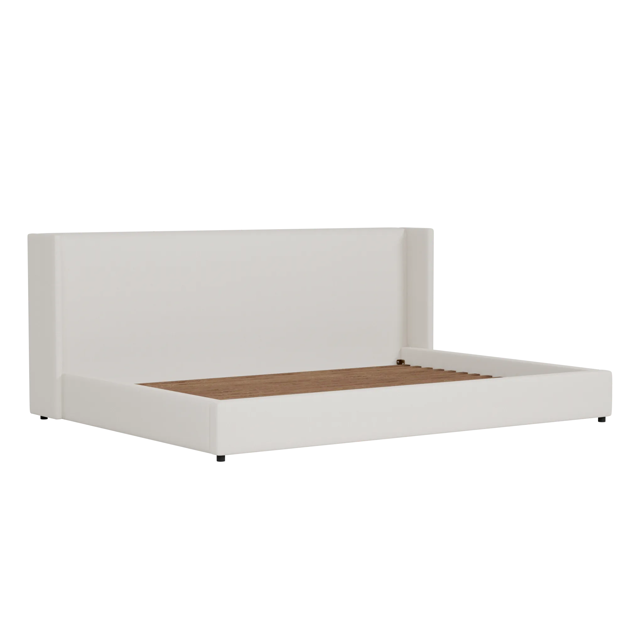 Captiva Gellar Beige 48" Upholstered Shelter Bed