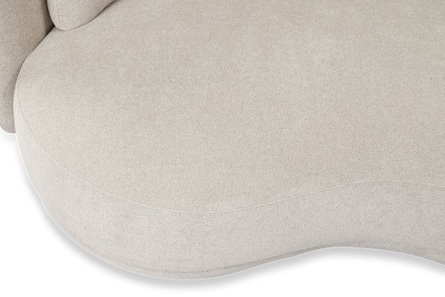 Presley Light Gray Fabric 3-piece Modular Sectional