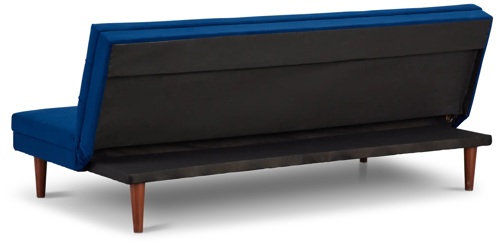 Ellie Dark Blue Velvet Sofa Futon Ellie Dark Blue Velvet Sofa Futon