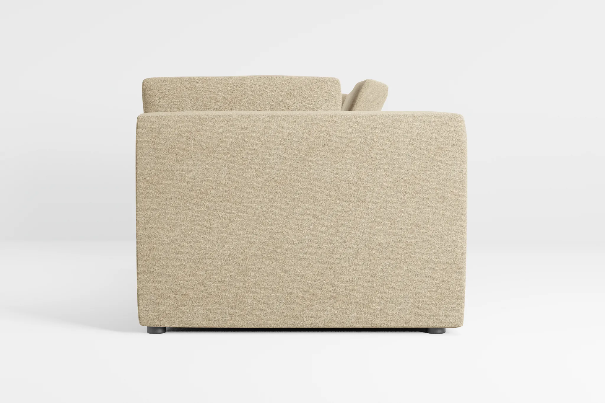 Destin Elite Taupe Fabric 2-piece Modular Sofa