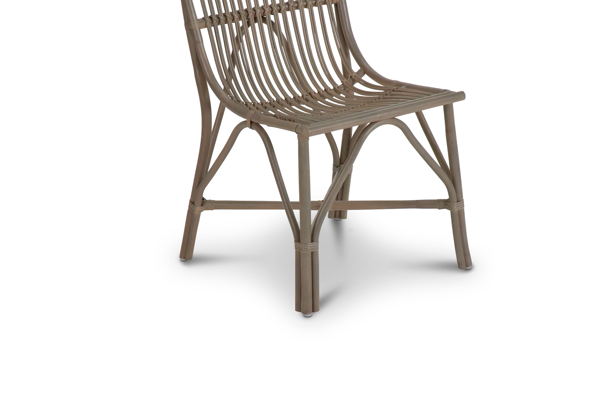 Greenwich Gray Rattan Side Chair Greenwich Gray Rattan Side Chair