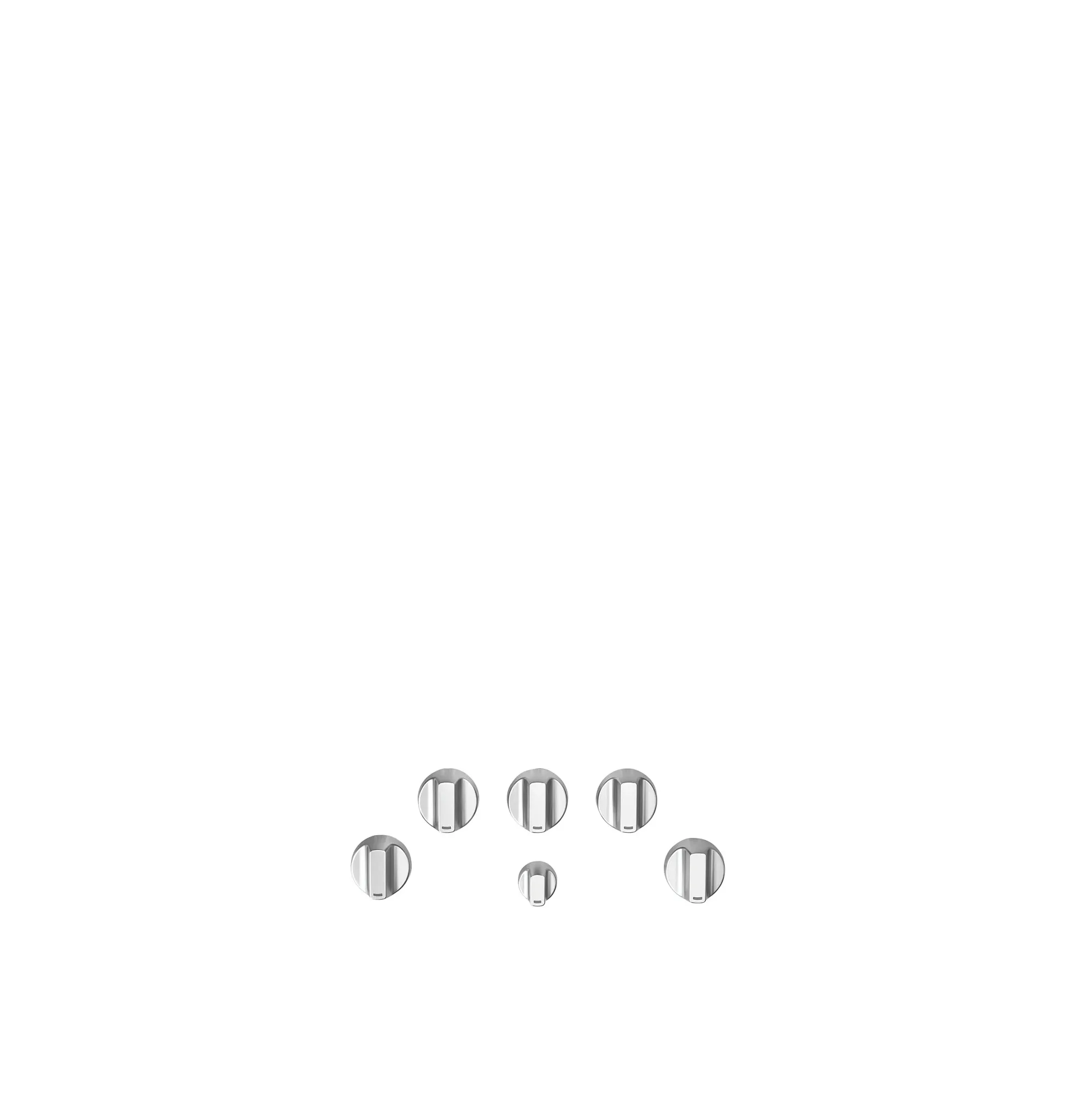 Cafe 1 Series Stainless Steel 5 Piece Gas Knobs