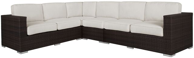 Fina White Large Two-arm Sectional (0)