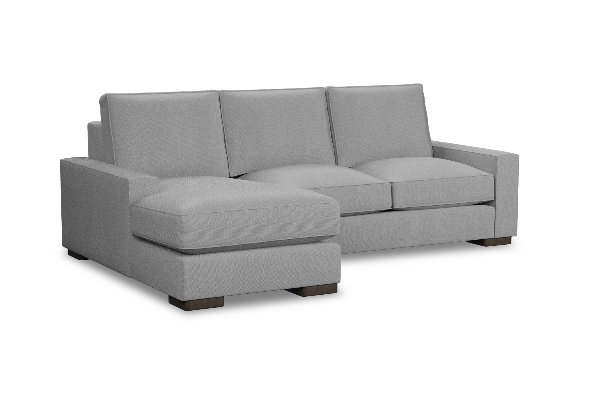 Edgewater Delray Light Gray Left Chaise Sectional