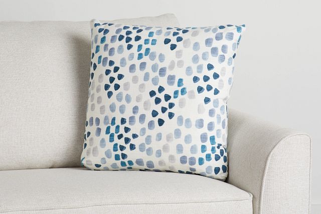 Pfeiffer Blue Fabric 20" Accent Pillow (0)