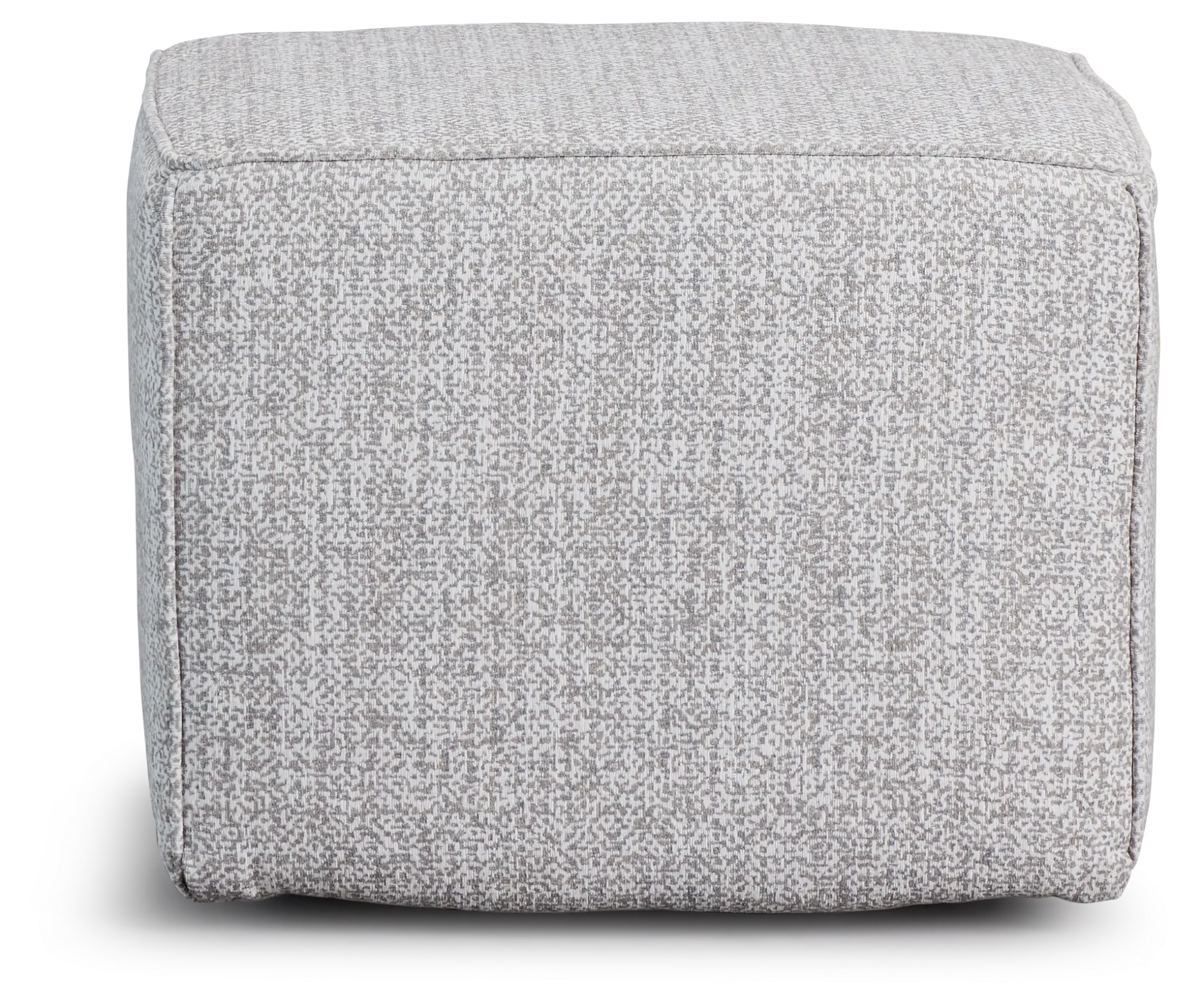Zeta Pewter Accent Pouf Zeta Pewter Accent Pouf