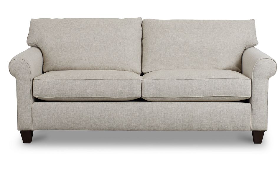 Cameron Beige Fabric Sofa, (1)