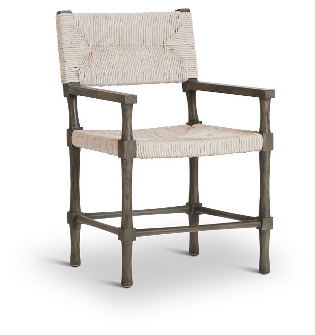 Palma Light Tone Woven Arm Chair (1)