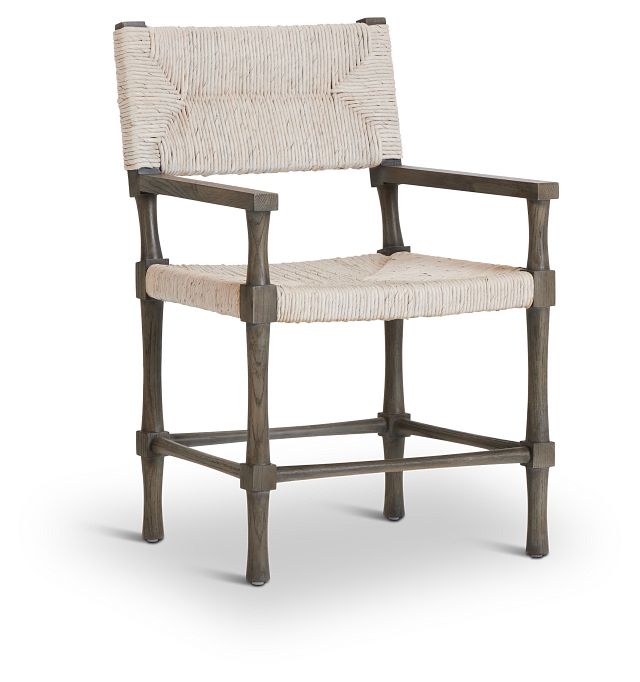 Palma Light Tone Woven Arm Chair