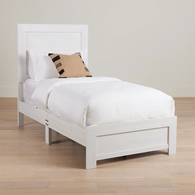 Ollie White Panel Bed