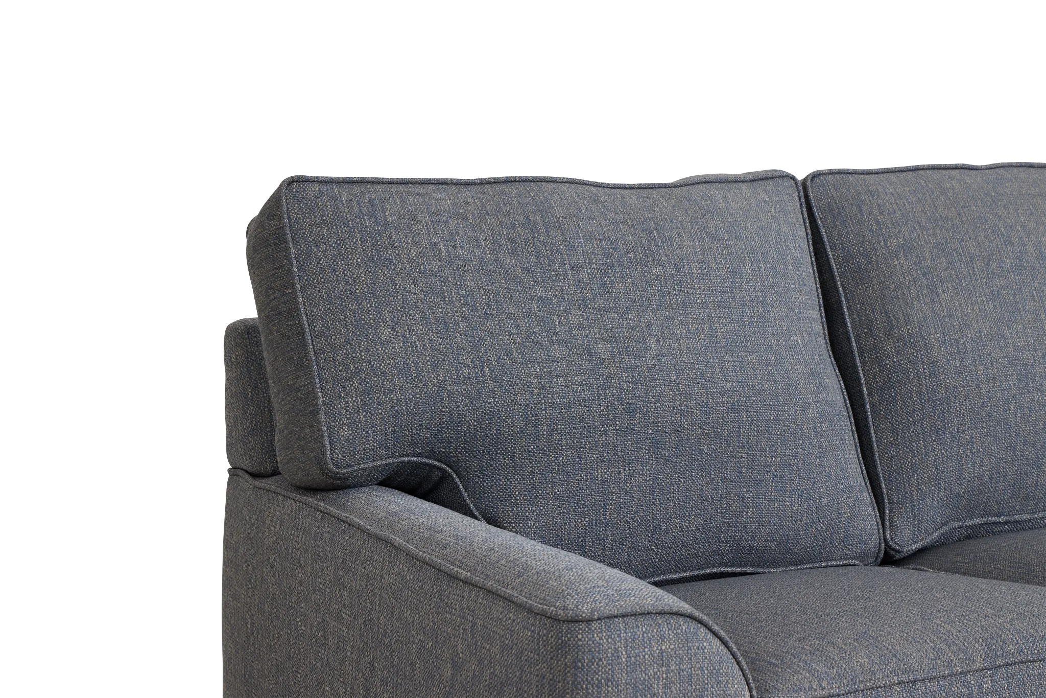 Austin Blue Fabric Memory Foam Sleeper