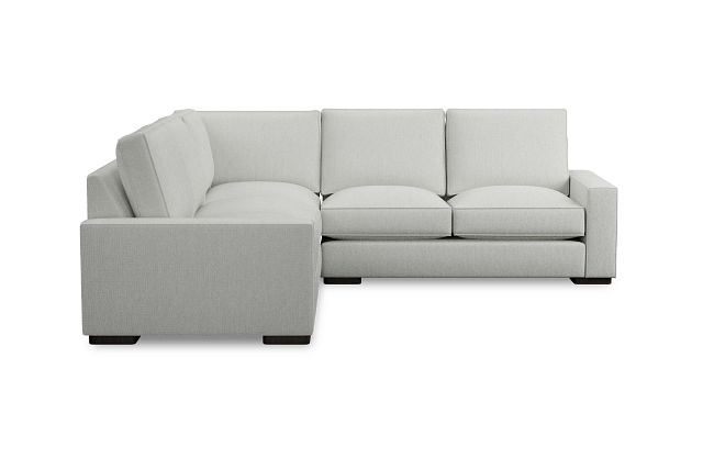 Edgewater Revenue White Small Two-arm Sectional