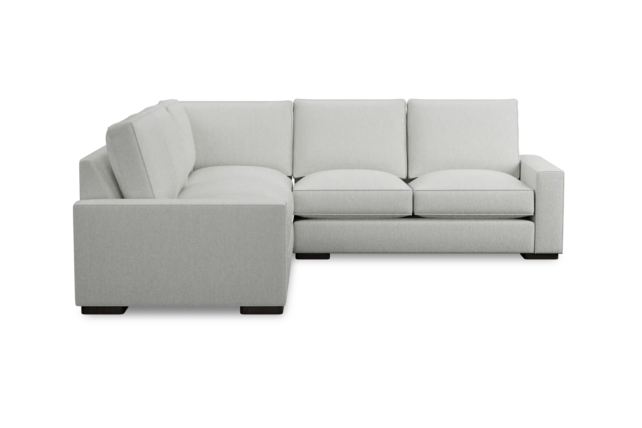 Edgewater Revenue White Small Two-arm Sectional Edgewater Revenue White Small Two-arm Sectional