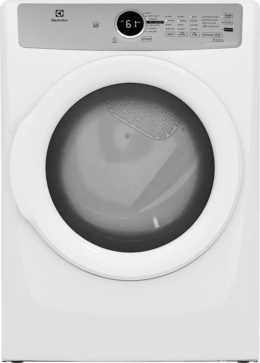 Electrolux 7337 Series White Front Load Electric Dryer Electrolux 7337 Series White Front Load Electric Dryer