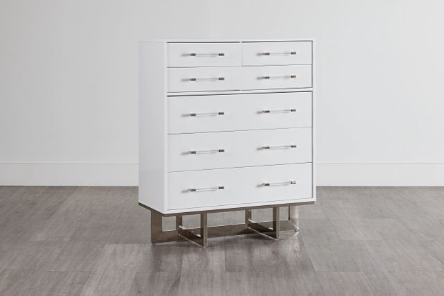 Cortina White Large Drawer Chest