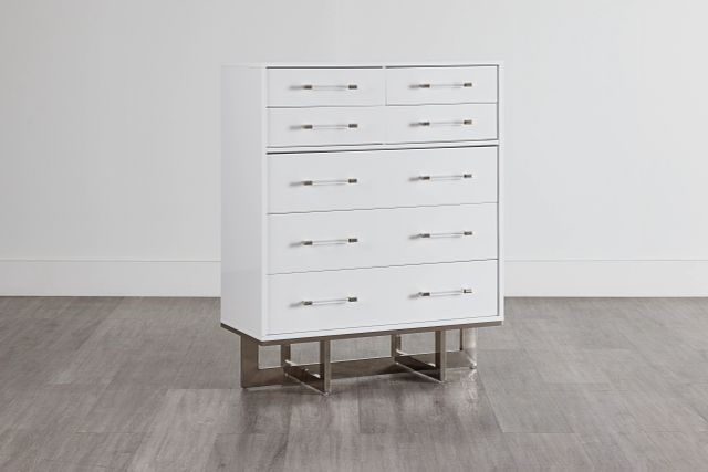 Cortina White Large Drawer Chest