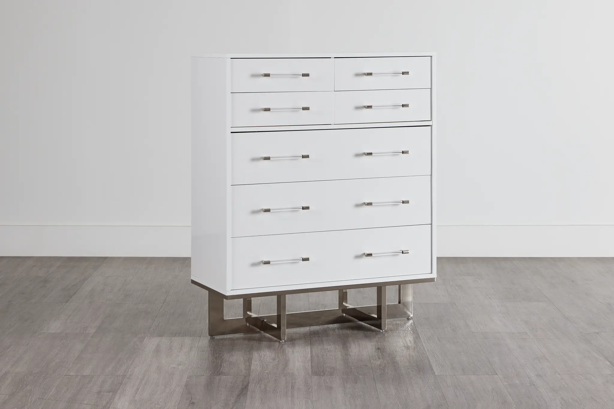 Cortina White Large Drawer Chest Cortina White Large Drawer Chest