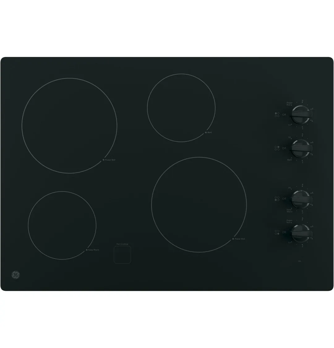 Ge 3030 Series Black 30" Electric Cook Top
