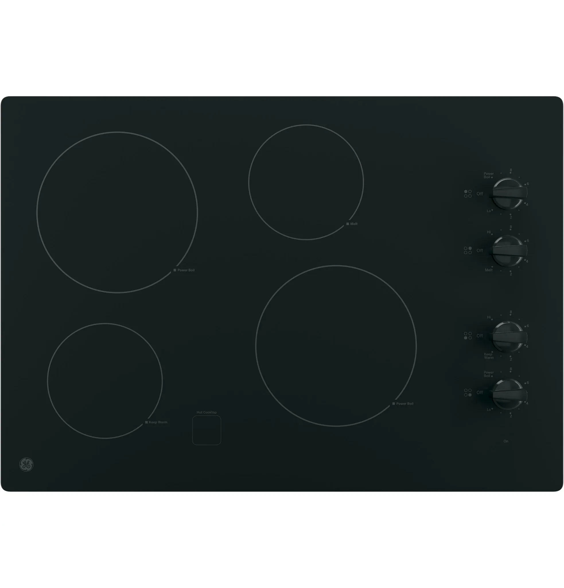 Ge 3030 Series Black 30" Electric Cook Top