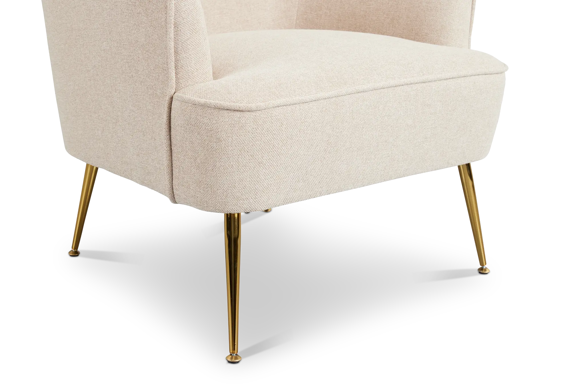 Lina Beige Fabric Accent Chair Lina Beige Fabric Accent Chair