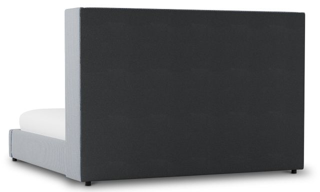 Captiva Lucy Navy 60" Upholstered Shelter Bed