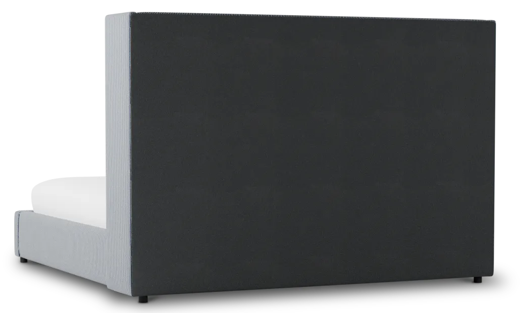 Captiva Lucy Navy 60" Upholstered Shelter Bed