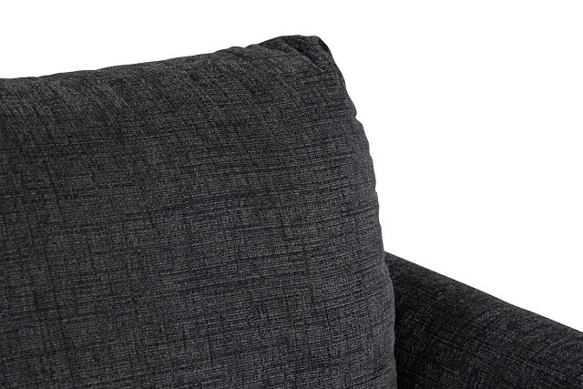 Maxie Dark Gray Micro Loveseat