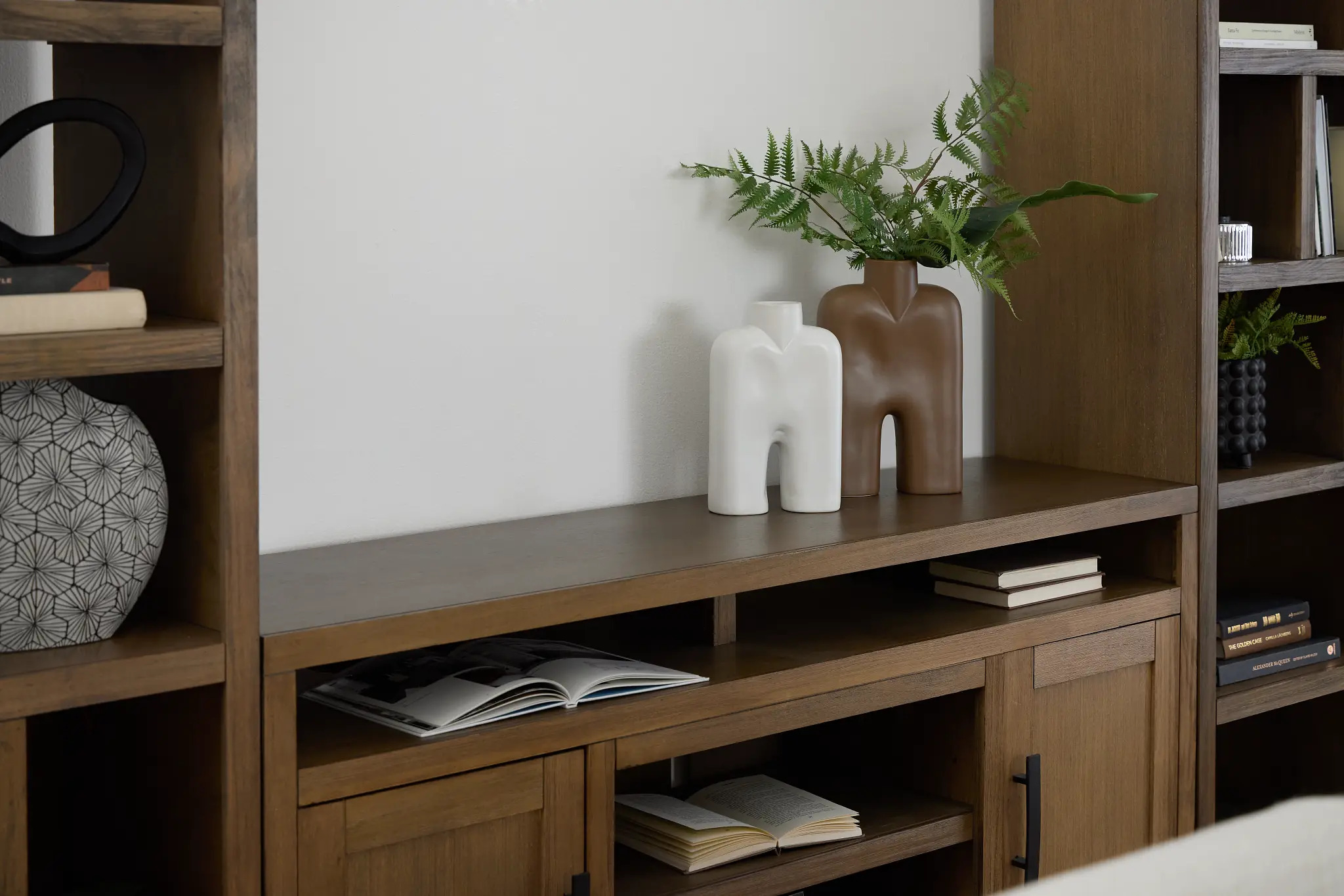 Richmond Light Tone 64" Open Pier Entertainment Wall Richmond Light Tone 64" Open Pier Entertainment Wall