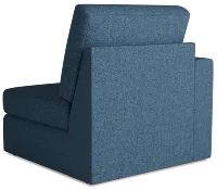 Citymod Blue Fabric Left Chair