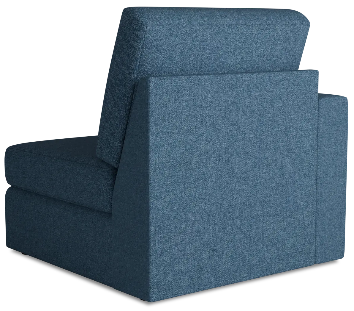 Citymod Blue Fabric Left Chair Citymod Blue Fabric Left Chair