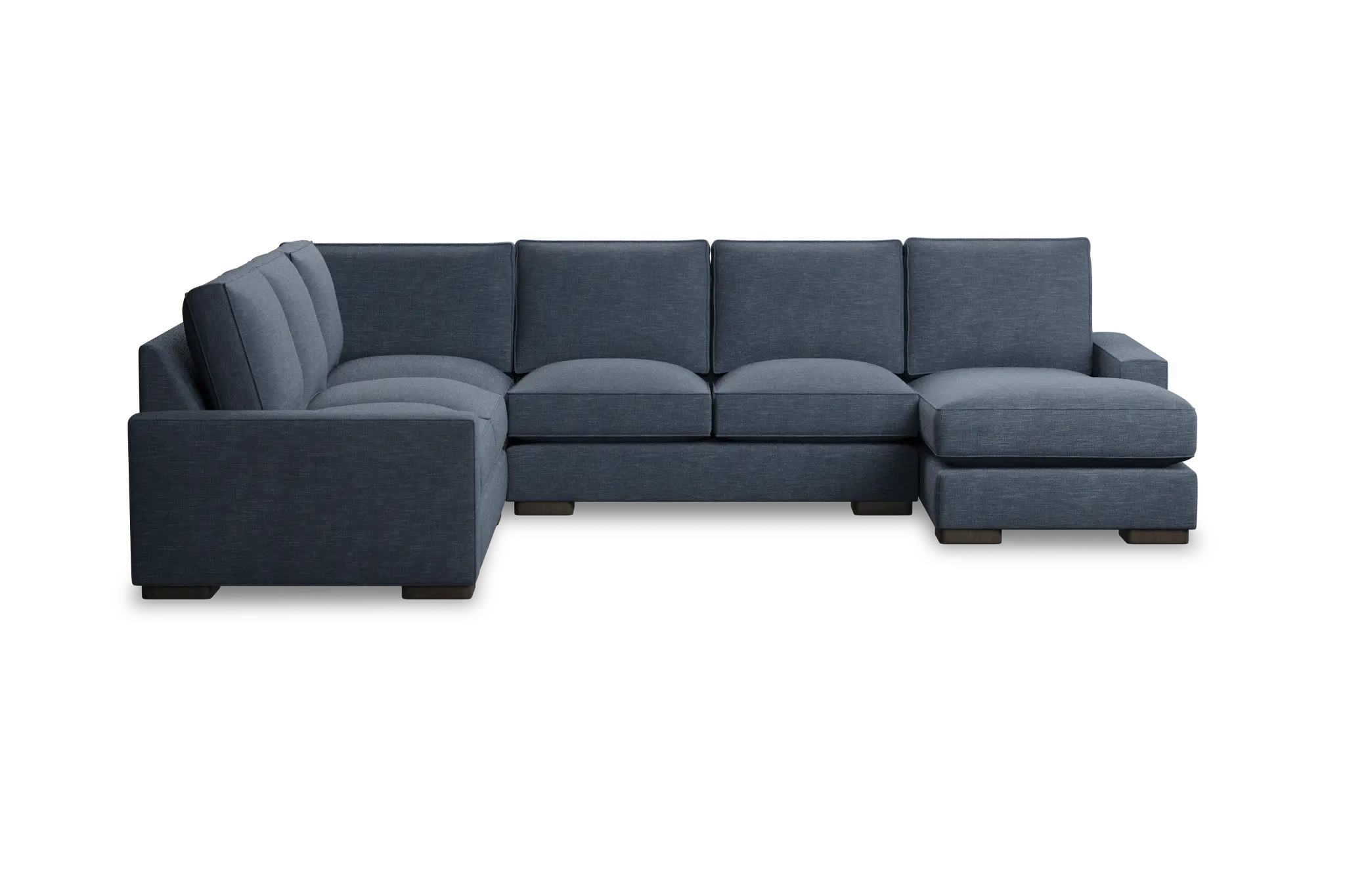 Edgewater Elevation Dark Blue Medium Right Chaise Sectional Edgewater Elevation Dark Blue Medium Right Chaise Sectional