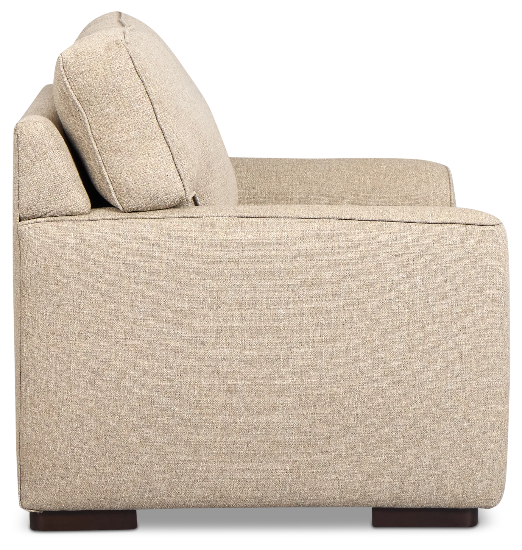 Sinclair Brown Fabric Memory Foam Sleeper