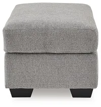Loreo Light Gray Micro Ottoman