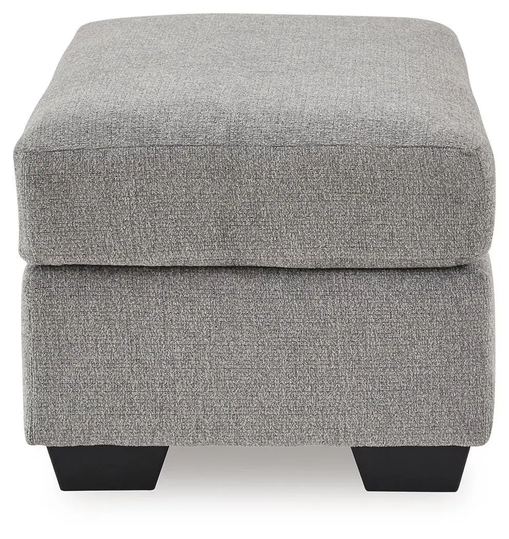 Loreo Light Gray Micro Ottoman Loreo Light Gray Micro Ottoman