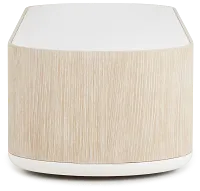 Costa Light Tone Oval Coffee Table