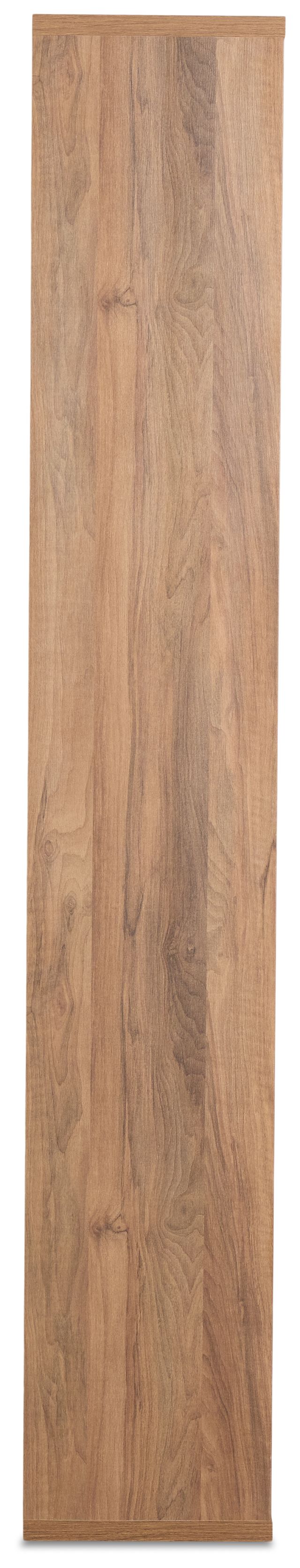 Trento Mid Tone Glass Small Door Bookcase Wall