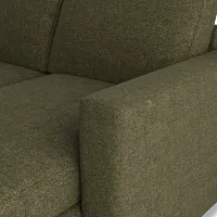 Citymod Green Fabric Medium Right Chaise Sectional